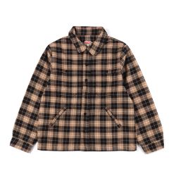 Kenzo Check Button Down Wool Shirt Jacket