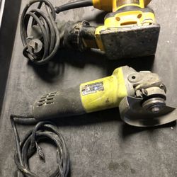 Grinder & Sander.  Dewalt & Ryobi. Used In Good Condition $60
