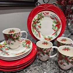 Vajilla Navideña 12 Piezas Princes 😍