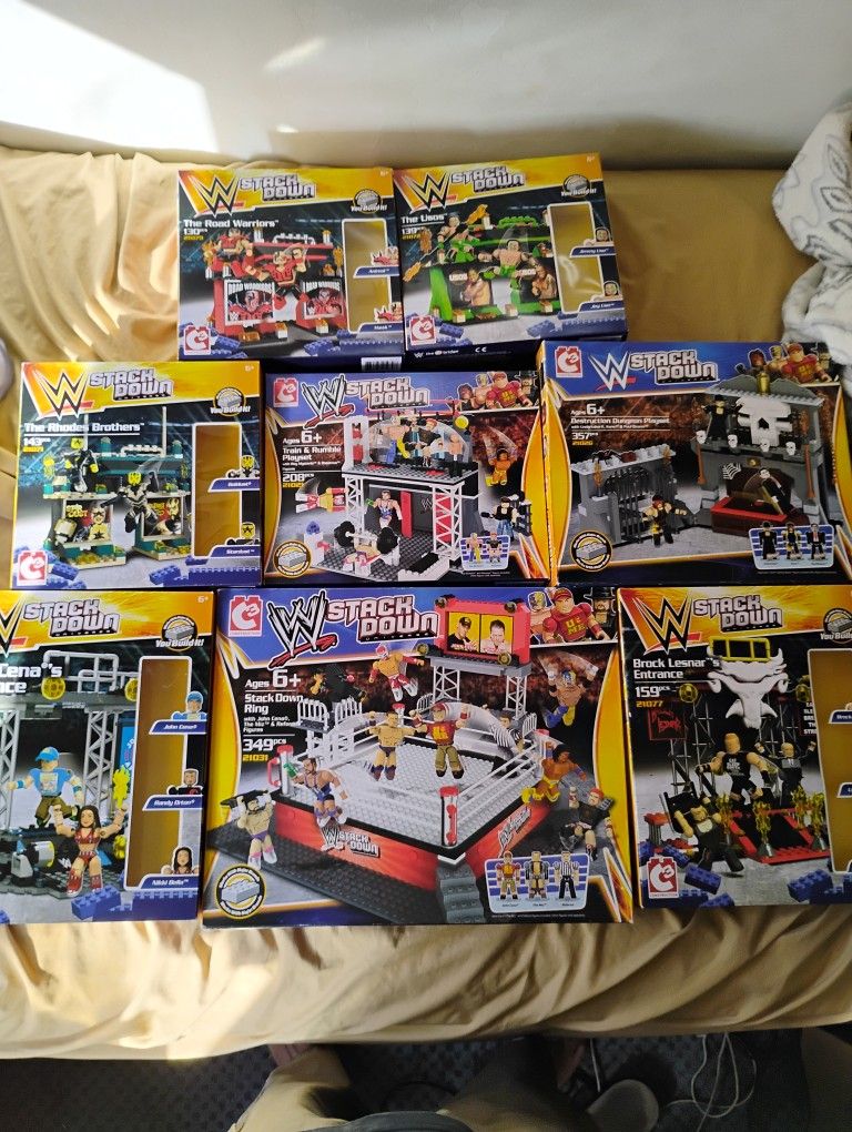 WWE StackDown Universe C3 Building Sets NEW!!! READ DESCRIPTION!!