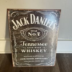 Jack Daniels Metal Poster