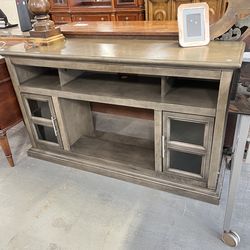 Grey tv stand (in store)