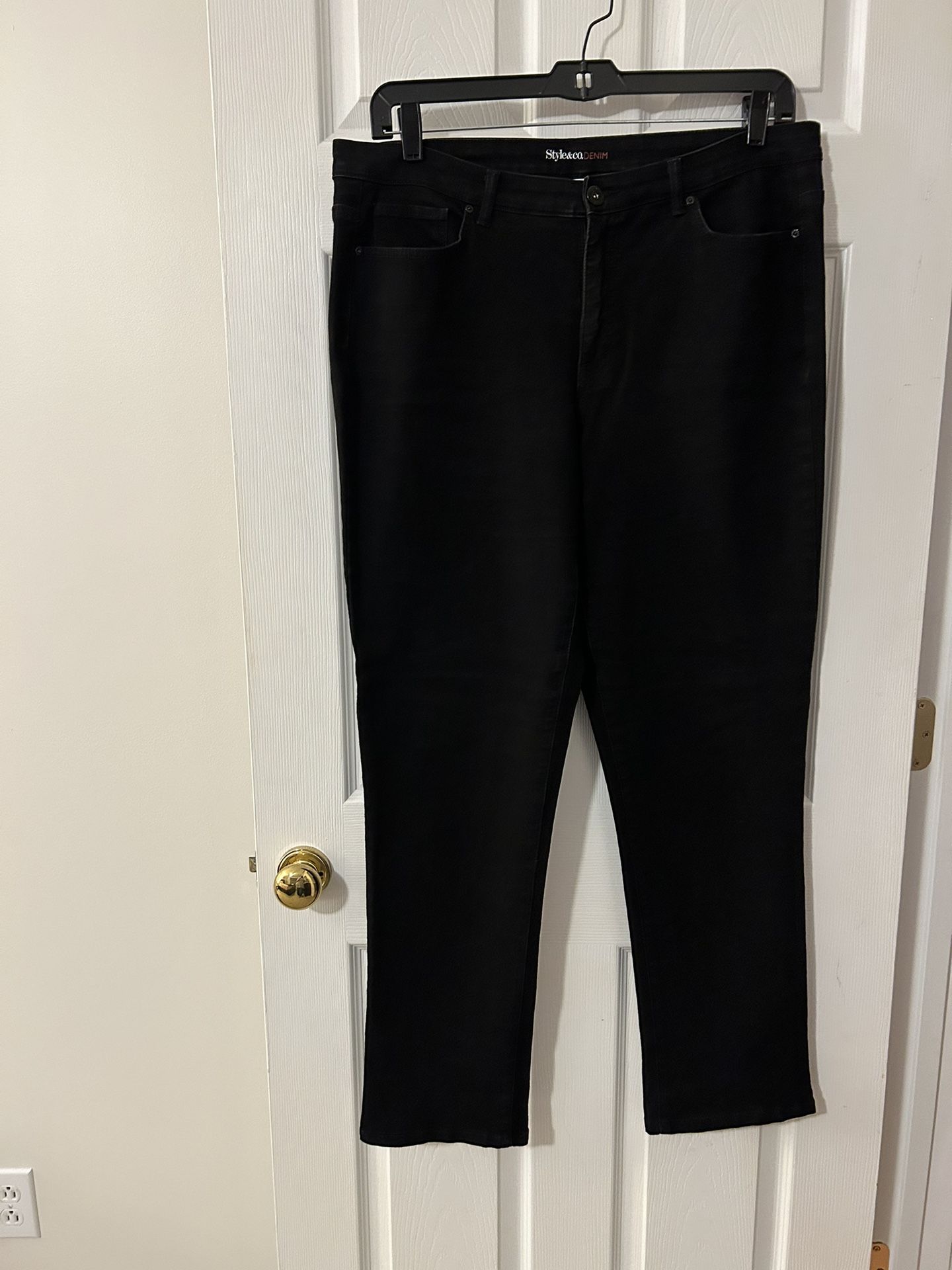 Style & Co Black Denim Jeans