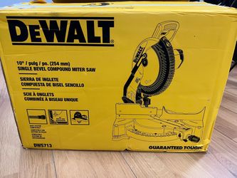 DEWALT 15 Amp Corded 10 in. Compound Single Bevel Miter Saw