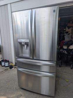Kenmore Elite French Door Refrigerator Stainless Steel