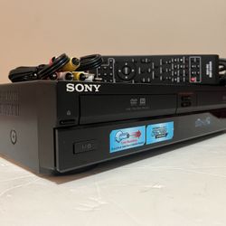Sony RDR-VX555 VHS VCR/DVD Recorder 4 Head Stereo w/REMOTE, HDMI & More TESTED!