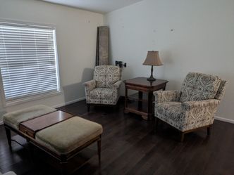 Two lazy boy Half Recliner Chairs.