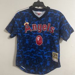 Bape X Mitchell & Ness Angels Jersey Size M(40)