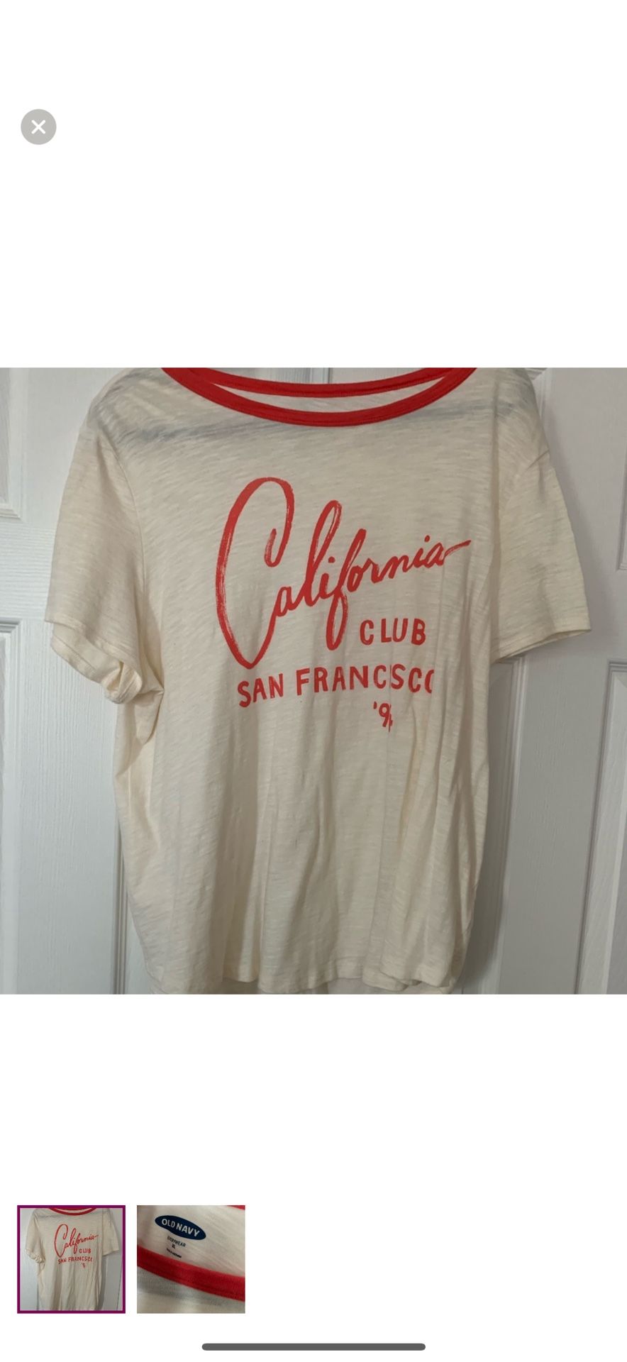 WOMENS XL CALIFORNIA T SHIRT TOP