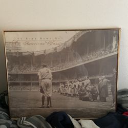 Babe Ruth Framed Photo