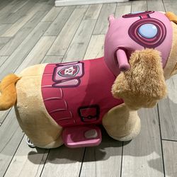Paw Patrol 6 Volt Plush Skye Ride-On