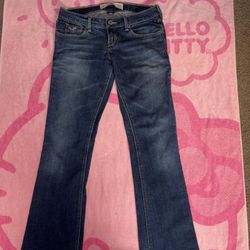 Vintage Hollister Cali Flare Low Rise Jeans Y2K Flared Denim
