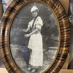 Vintage Art Deco Wood Picture 