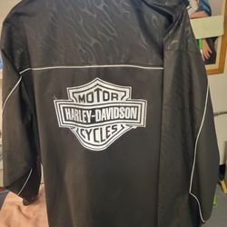 Harley Davidson Xl Rain Jacket With Rain Pants.  