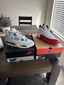 DS military blue 4’s / DS cherry 12’s