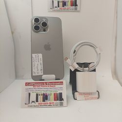 Iphone 15 Pro Max 256gb T Mobile Metro At&t Cricket Cash $849