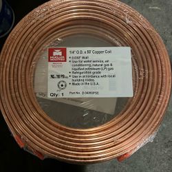 1/4 Inch Copper Tubing 