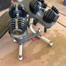 Nautilus Adjustable weights and Bowflex weight bench