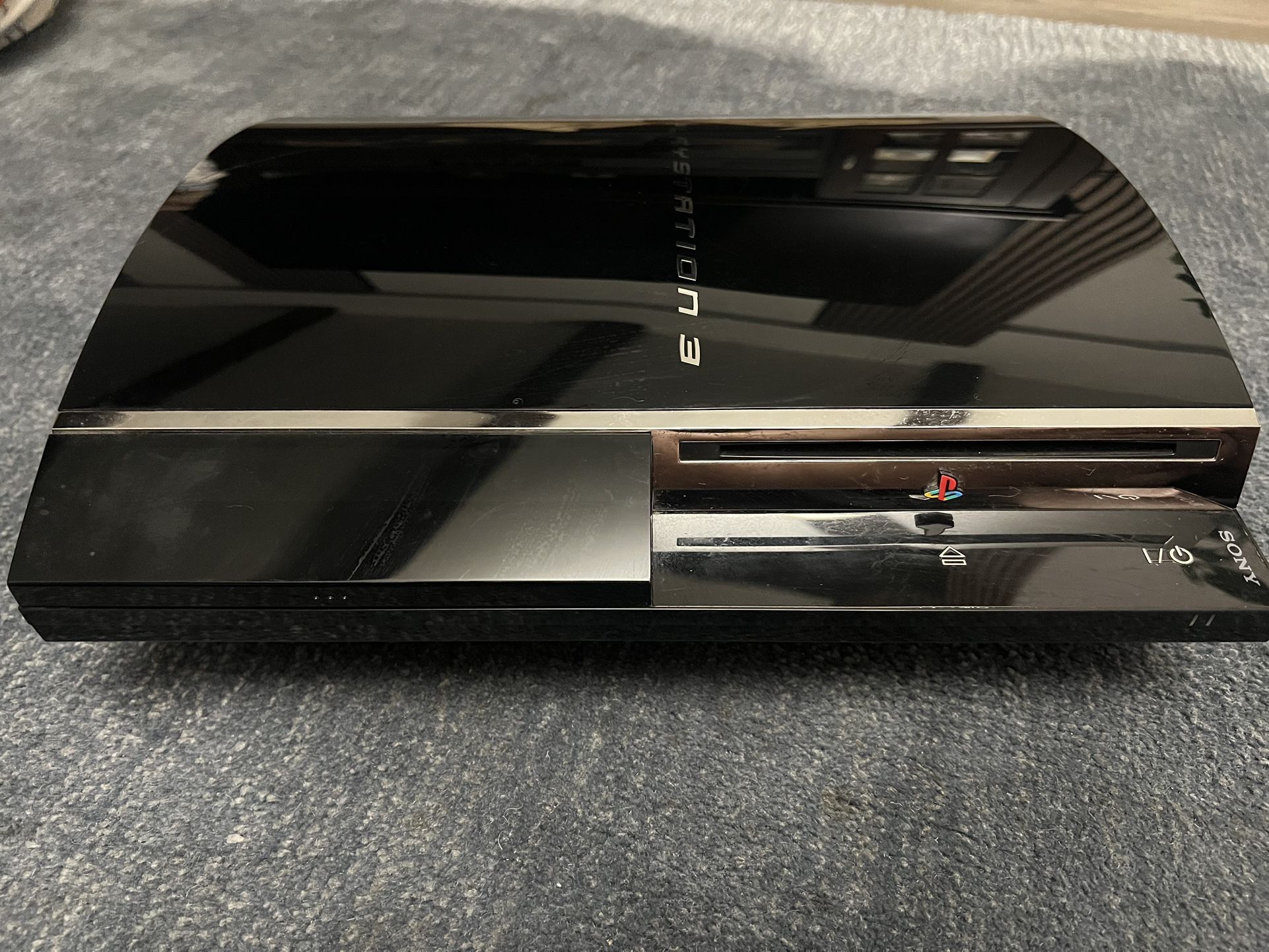 Playstation 3 Fat 60GB CECHA01 PS3 PS2 PS1 Backwards Compatible Console Tested