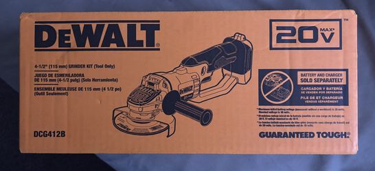 20V MAX* 4-1/2 IN. - 5 IN. GRINDER (w/ Battery + Charger kit)