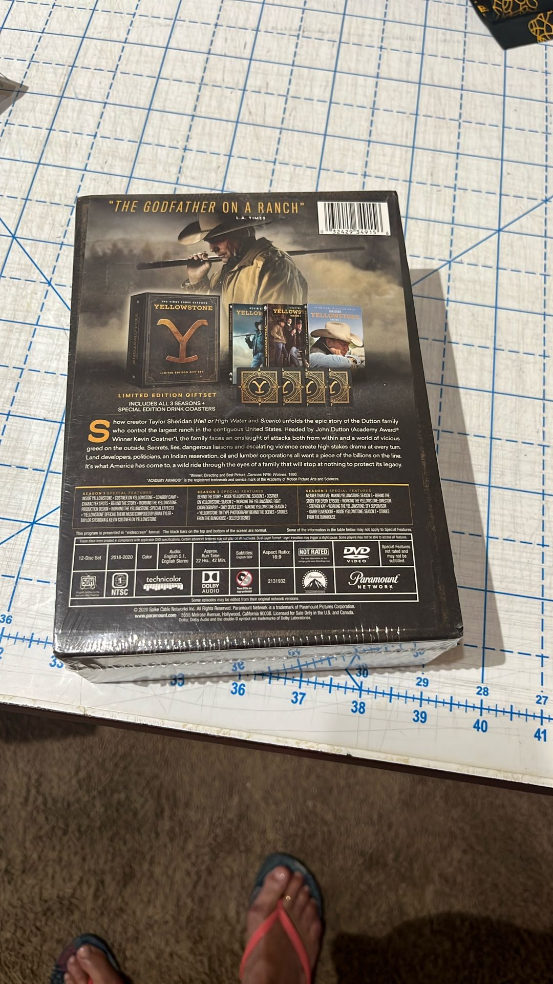 First Three Seasons Of Yellow Stone, 12 Disc Set