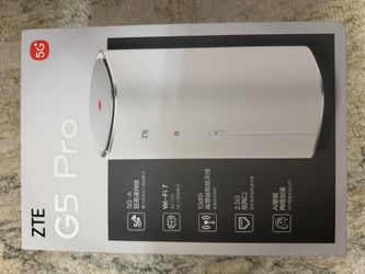 ZTE G5 PRO | 5G Unlocked Router | WiFi 7 | Hybrid/Failover Capable | Multi-Gig Speed