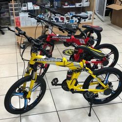 Guns Rose 20" Folding Bikes