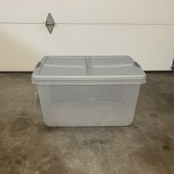Plastic Hefty Storage Box Container