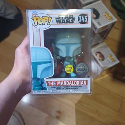 The Mandalorian Glow In The Dark Funko Pop