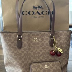 Coach Tote Bag & Wallet 