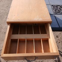 Wooden Cash Drawer With Key And Bell