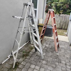 $45 6 Ft Aluminum Painters Ladder Or $55 Fiberglass 6 Ft Ladder