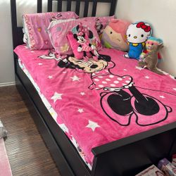 Full Size IKEA Bed Frame With Drawers