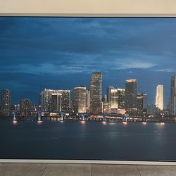 Downtown miami painting
