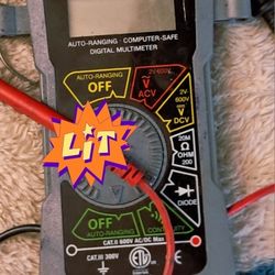 Digital Multimeter For Vehicles, Home Outlets & Industrial ⚡️🔌🚘🏠