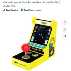 Joystick Player Portable Retro Arcade (Pac-Man)