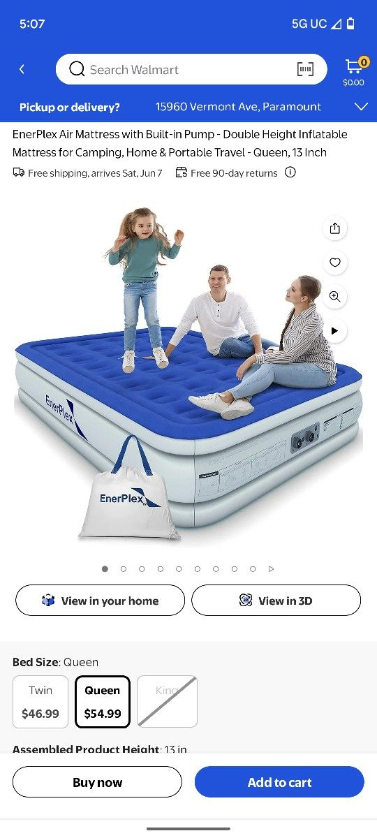 EnerPlex Queen Air Mattress