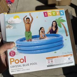 Brand new 58"x13" Intex Recreation Inflatable Crystal Blue Pool-Brand New
