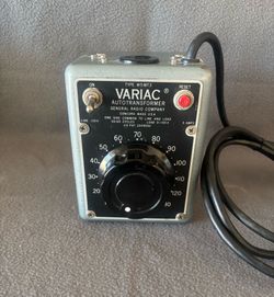 Variac General Radio Co.W5MT Variable Autotransformer Power Transformer (Tested)