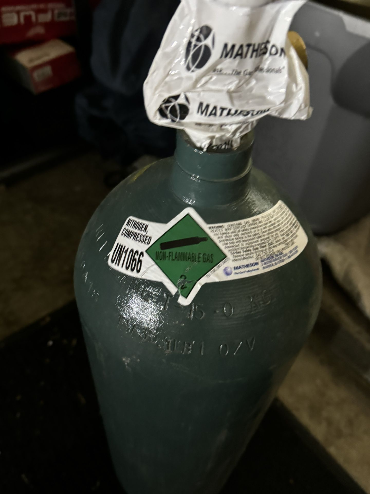 SEALED FULL NITROGEN TANK