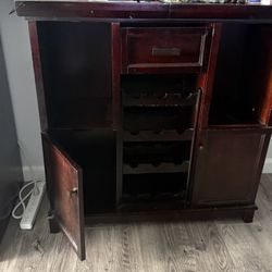 Dresser/ Bar with wine rack and storage 