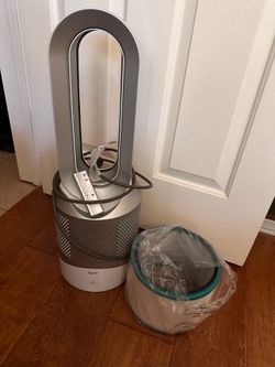 Dyson HP02 Pure Hot+Cool Link Connected Air Purifier, Heater & Fan | White/Silver