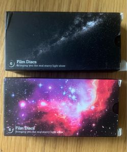 Unopened Galaxy Projector Discs, 2 Sets of Realistic Film Discs (12 Discs Total)