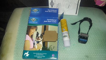 Citronella bark control collar