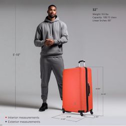 32-Inch Hardshell Spinner Luggage Suitcase