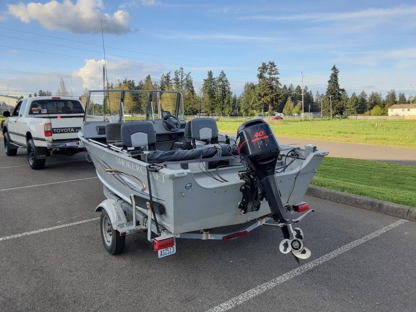 07 Smoker Craft Lodge ss 16ft for Sale in Woodland, WA OfferUp