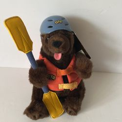 California Adventure Rafting Grizzly Bear Plush 