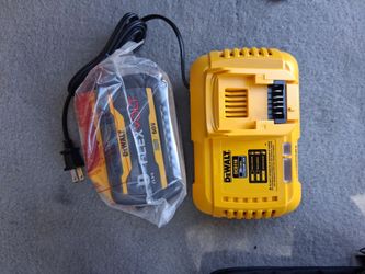 DEWALT FLEXVOLT 9ah BATTERY AND RAPID CHARGER