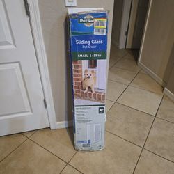 Sliding Glass Pet Dog