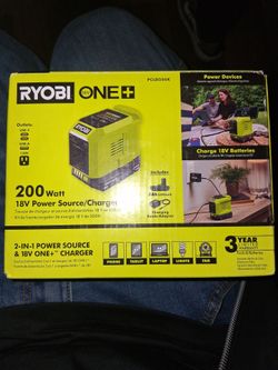Ryobi 18V ONE+ 200W Power Source/Charger Kit